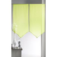Paire de vitrages étamine NOA ANIS 60x130cm Paire de vitrages étamine NOA ANIS 60x130cm