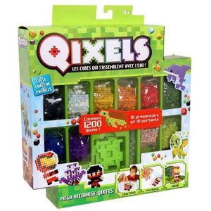 Mega recharges Qixels (1200 recharges - 10 couleurs) - SAISON 2