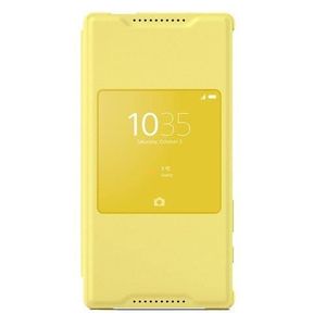 Sony Etui fen?tre Style-up pour Xperia Z5 Compact Jaune