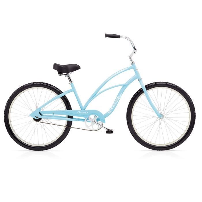 Beach cruiser ELECTRA Femme Cruiser 1 Light blue Prix pas cher Cdiscount