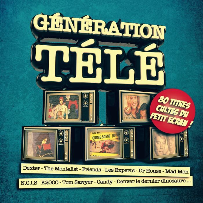 Various Artists 4 CD Génération Télé 80 titres cultes