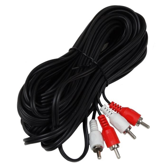 Cable rca 10 metre Achat / Vente Cable rca 10 metre pas cher Les