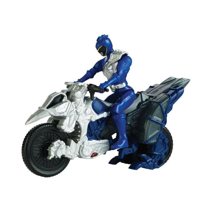 POWER RANGERS Moto Raptor + Figurine 12cm Bleu Achat / Vente figurine