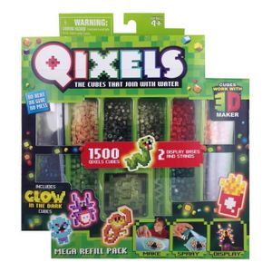 Mega recharges GLOW Qixels (1500 recharges - 10 couleurs)