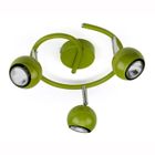 LUSTRE - SUSPENSION - PLAFONNIER POP Plafonnier spot 3 lumières vert anis