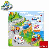 Puzzle Bois Avec Les Sons Des Véhicules Puzzle Bois Avec Les Sons Des Véhicules