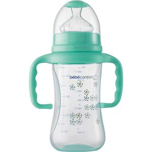 BEBE CONFORT Biberon Maternity 270ml avec Poignées - Bleu