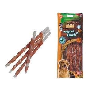 NOBBY Snack canard stick enrobé pour chien L 25cm/?7-8mm