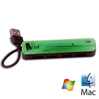 HUB T'nB Hub Acid Woodstock USB 2.0 4 ports