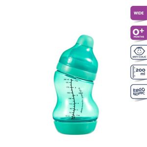 DIFRAX Biberon S Wide 200 ml Vert