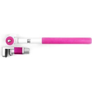 XSories - ME-SHOT - Perche téléscopique de 23 ? 93 cm en aluminium, pour caméra ou smartphone, avec pholder, Blanche et Rose