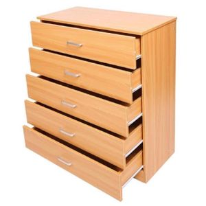 commode 5 tiroirs cdiscount