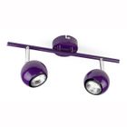 SPOTS - LIGNE DE SPOTS POP Spot 2 lumières violet
