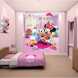 Papier peint enfant MINNIE Fresque Murale Décorative