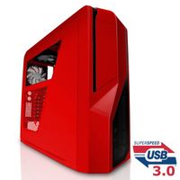 BOITIER PC   -  PANNEAUX LATERAUX NZXT Phantom 410 Red
