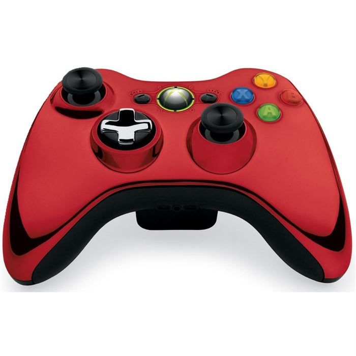 SANS FIL CHROME RED / XBOX 360 Achat / Vente console SANS FIL CHROME
