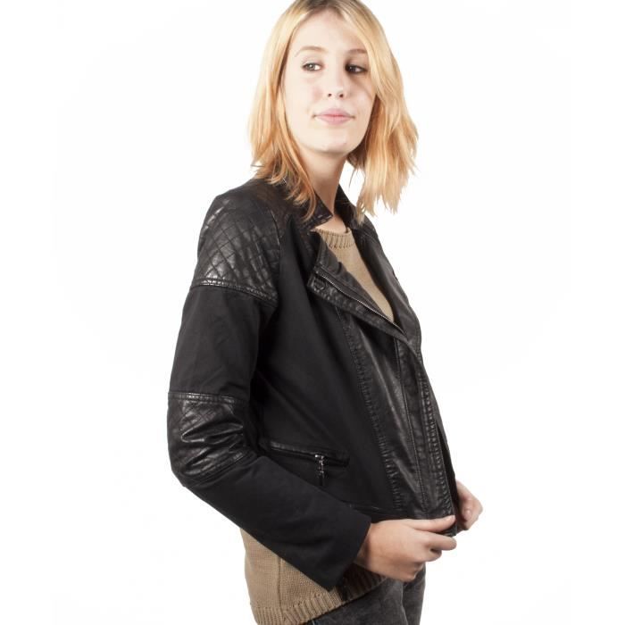 Veste Noire Pour Femme Noir Achat Vente Veste Cdiscount