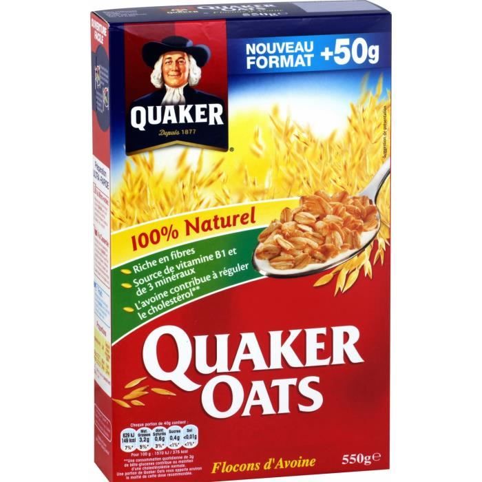 Quacker oats classic 550g Achat / Vente muesli flocon QUAKER OATS