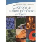 DICTIONNAIRES / LANGUES CITATIONS DE CULTURE GENERALE EXPLIQUEES