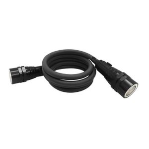 Lampe de poche LED flexible ? double éclairage Clever Scope noir