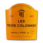 VIN ROUGE Magnum Les Trois Colonnes Bordeaux 2007