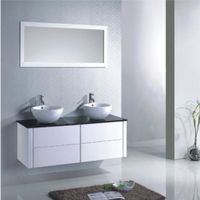 ENSEMBLE MEUBLES DE SALLE DE BAIN  Meuble de salle de bain GRECIA Blanc SDB085