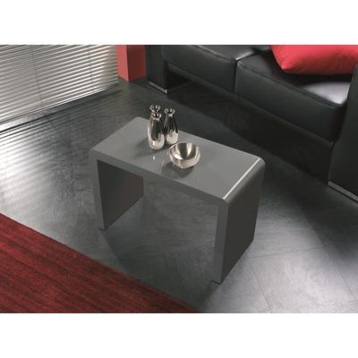 table d'appoint grise