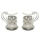  Lot de 2 tasses grains de café EQUINOX