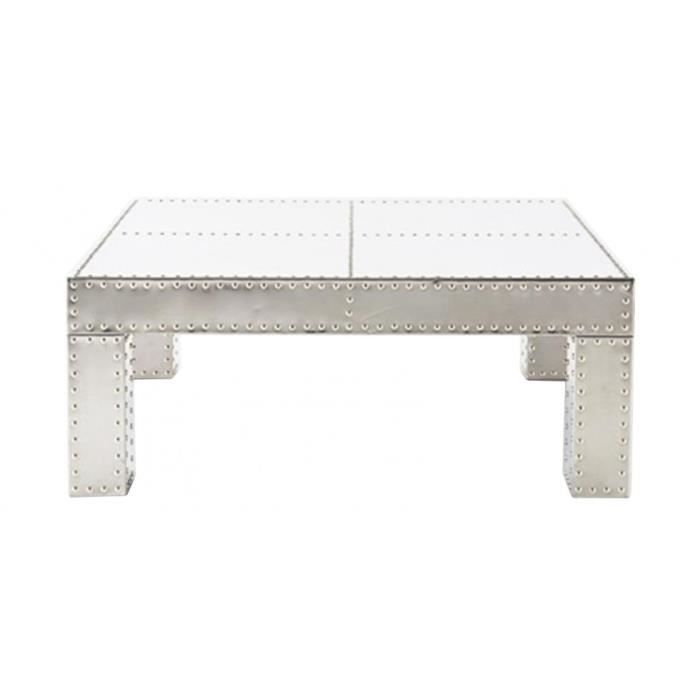 Aviator carrée en aluminium Achat / Vente table basse Table basse