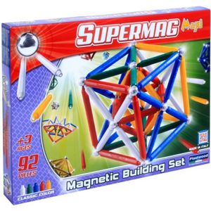 SUPERMAG Construction Magnétique Maxi Classic, 92 pi?ces