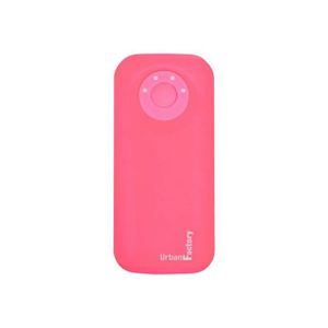 Urban Factory Batterie Externe Emergency 5600 mAh Rose Fluo