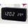 STR® Horloge Réveil Alarme Digital LED en Bois