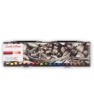 CONTE A PARIS Set 20 pastels tendres assortis