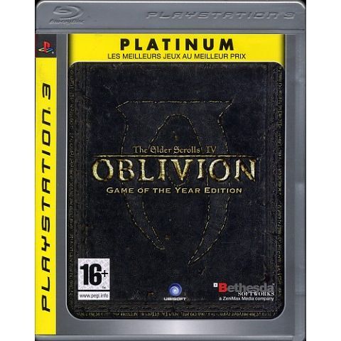 Oblivion Ps3 Platinum