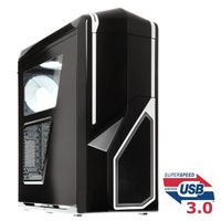 BOITIER PC   -  PANNEAUX LATERAUX NZXT Phantom 410 Black/white