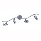 SPOTS - LIGNE DE SPOTS TWIST Spot 4 lumières argent