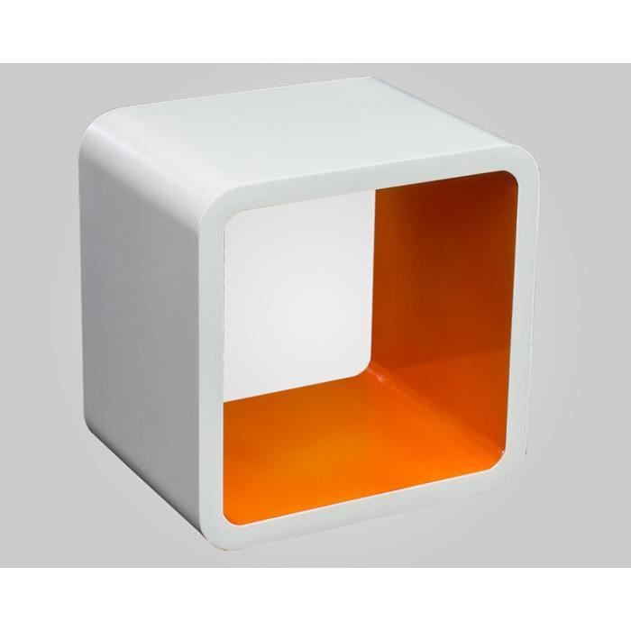 etagere murale orange