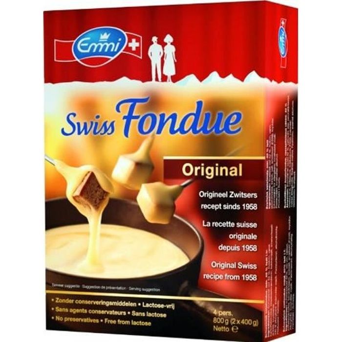 Fondue Suisse Fromage Suisse De Fondue Prête À L'Emploi 400G Achat / Vente service à fondue Fondue Suisse Fromage Suisse De Fondue Prête À L'Emploi 400G Achat / Vente service à fondue