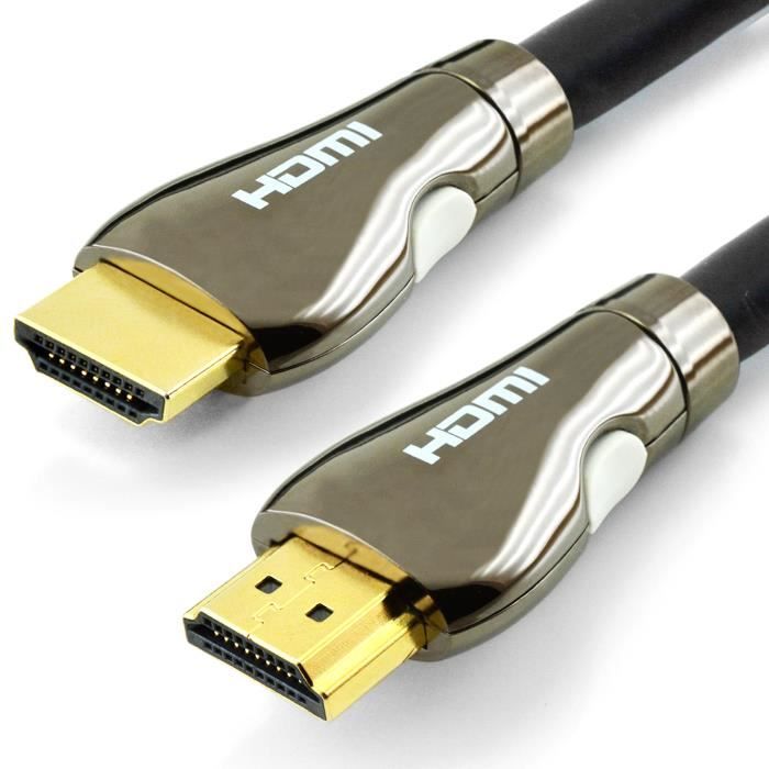 ® Câble HDMI professionnel 15m Compatible nouvelle norme HDMI