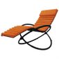 CHAISE LONGUE - TRANSAT - BAIN DE SOLEIL Fauteuil transat en textilene Terracotta
