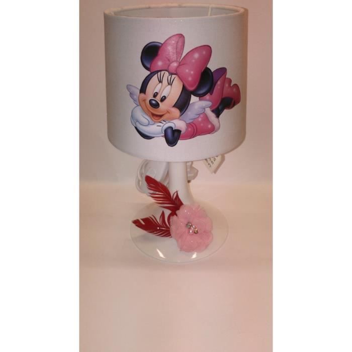 Lovely Lampe De Chevet Minnie #4: LAMPE A POSER LAMPE CHEVET CREACAT MINNIE ANGE ROSE PLUMES Lovely Lampe De Chevet Minnie #4: LAMPE A POSER LAMPE CHEVET CREACAT MINNIE ANGE ROSE PLUMES