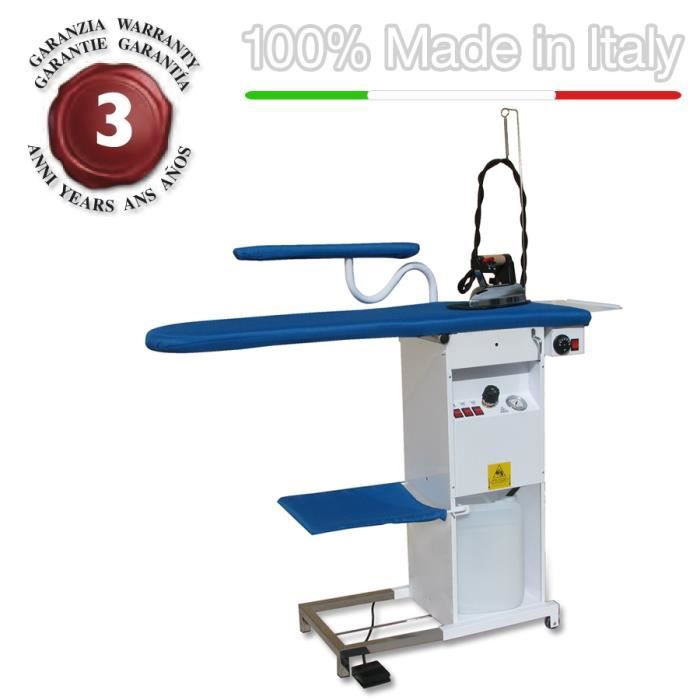 Système De Repassage Professionnel EOLO GV03 INOX - Vapeur Puissante 150W - Chaudière Cuivre Anticalcaire - Fabriqué En Italie