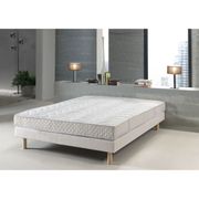 SOMMIER ET MATELAS  Ensemble 140x190cm Mousse 17cm 24kg/m3 OUESSANT