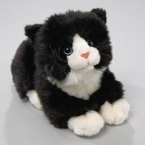 chat noir en peluche