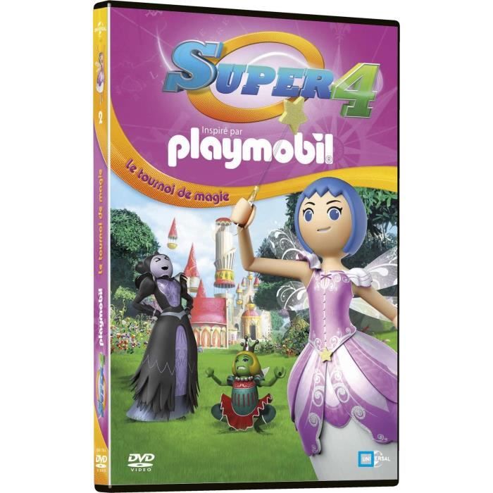 DVD Playmobil Super 4 Volume 2 : Le tournoi de magie en dvd dessin