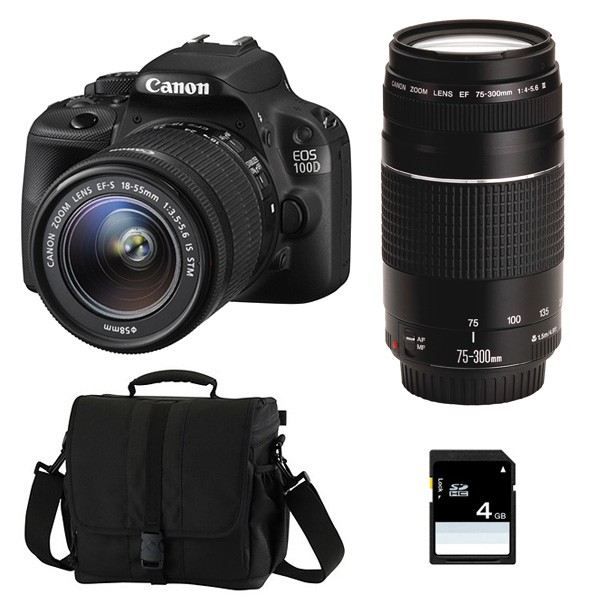 CANON EOS 100D + Objectif EF S 18 55 mm f/3,5 5? Achat / Vente