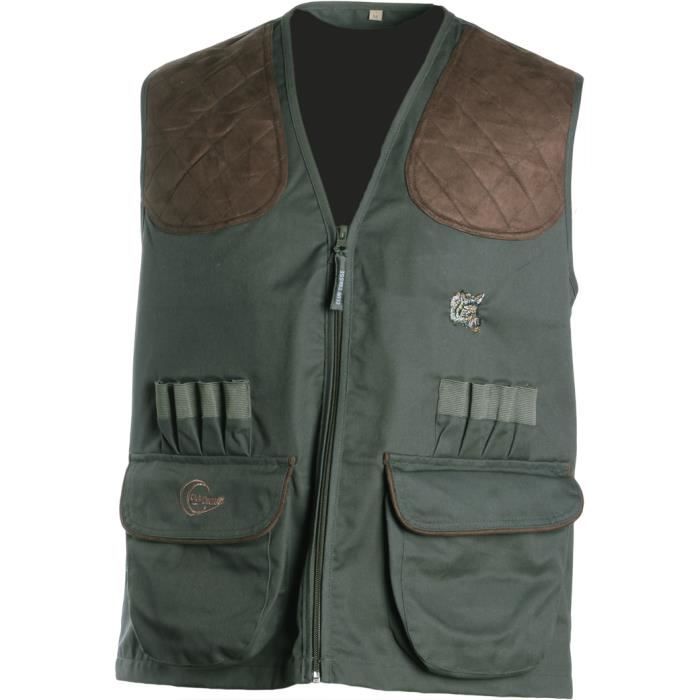 Gilet chasse broderie sanglier Taille L - Achat / Vente ...