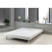 SOMMIER ET MATELAS  Ensemble 140x190cm Mousse 17cm 24kg/m3 OUESSANT