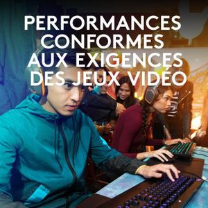 CLAVIER D'ORDINATEUR LOGITECH Clavier Gamer G213 Prodigy - AZERTY CLAVIER D'ORDINATEUR LOGITECH Clavier Gamer G213 Prodigy - AZERTY