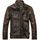 Blouson homme cuir moto veste hiver parka marque l